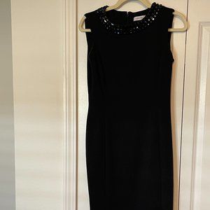 Clavin Klein Dress - jewel neck line